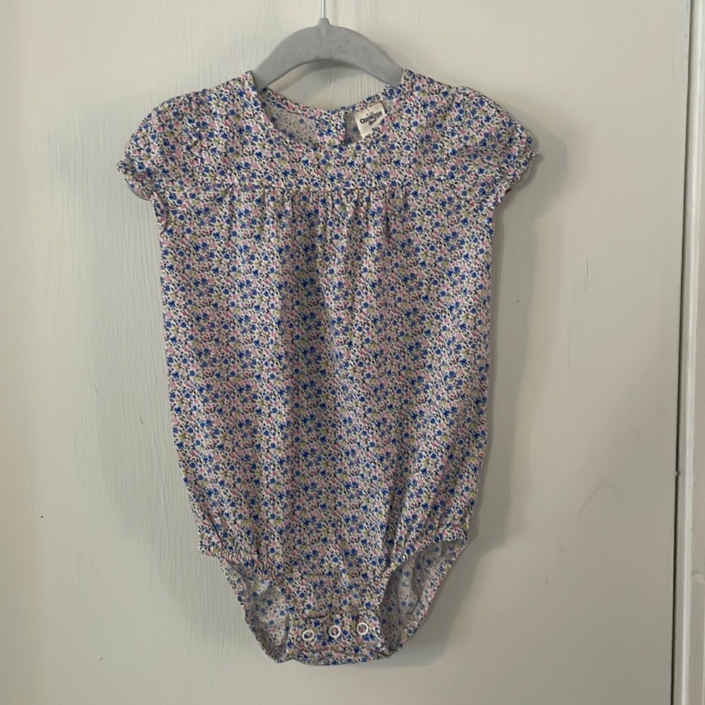 Oshkosh B’gosh floral girl onesie